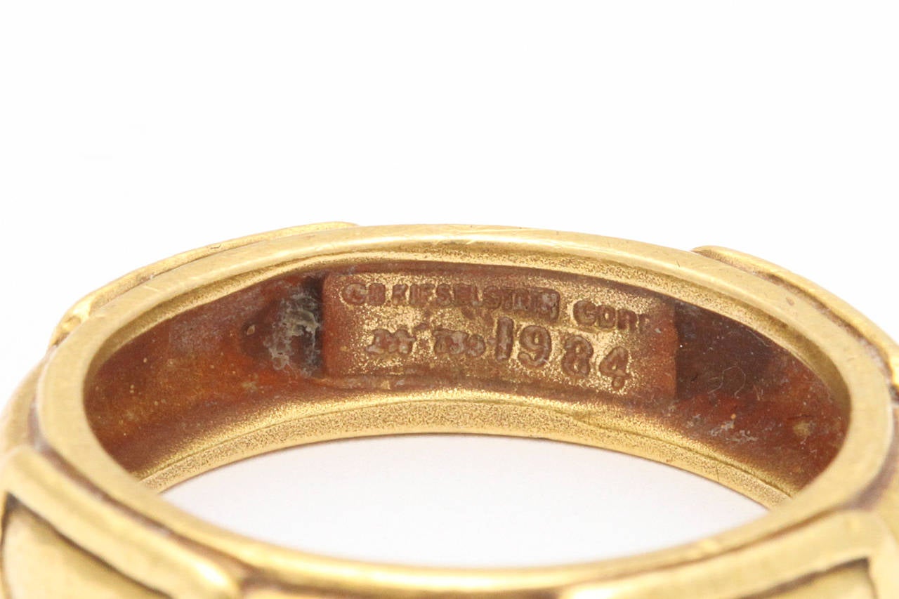 Men's Barry Kieselstein-Cord Gold Man's Ring