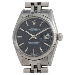 Vintage Rolex Stainless Steel Datejust Wristwatch Ref 1603 circa 1963