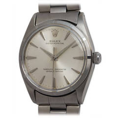 Rolex Stainless Steel Oyster Perpetual Wristwatch Ref 1003 circa 1962