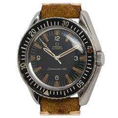 Vintage Omega Stainless Steel Seamaster 300 Wristwatch circa 1963