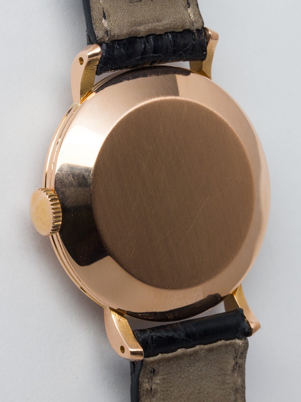 Vacheron & Constantin Rose Gold Wristwatch circa 1950s In Good Condition In West Hollywood, CA