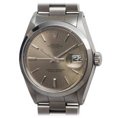 Rolex Stainless Steel Oyster Perpetual Date Wristwatch ref 1500 circa 1970