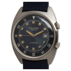 Retro Wyler Vetta Stainless Steel Jumbostar Wristwatch circa 1970s