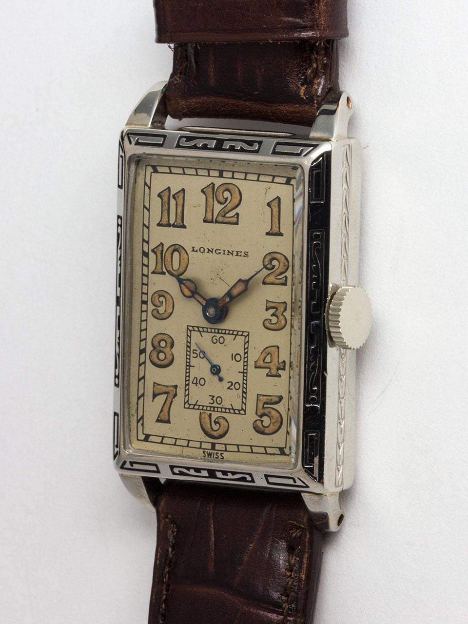 longines rectangular watch