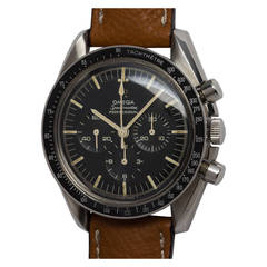 Omega Stainless Steel Pre Moon Speedmaster Wristwatch Ref 145.012-67 circa 1968