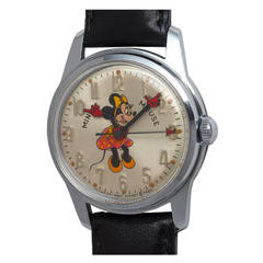 Helbros Minnie Mouse Wristwatch circa 1970s