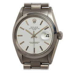 Rolex Stainless Steel Oyster Perpetual Date Wristwatch Ref 1500