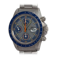 Tudor Stainless Steel Monte Carlo Chronograph Wristwatch Ref 9420/0