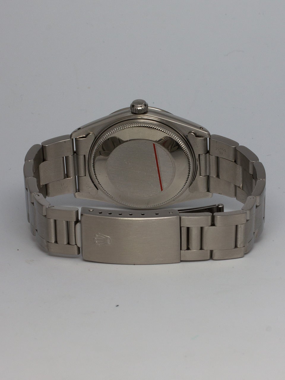 Women's or Men's Rolex Stainless Steel Oyster Perpetual Date Wristwatch Ref 15000