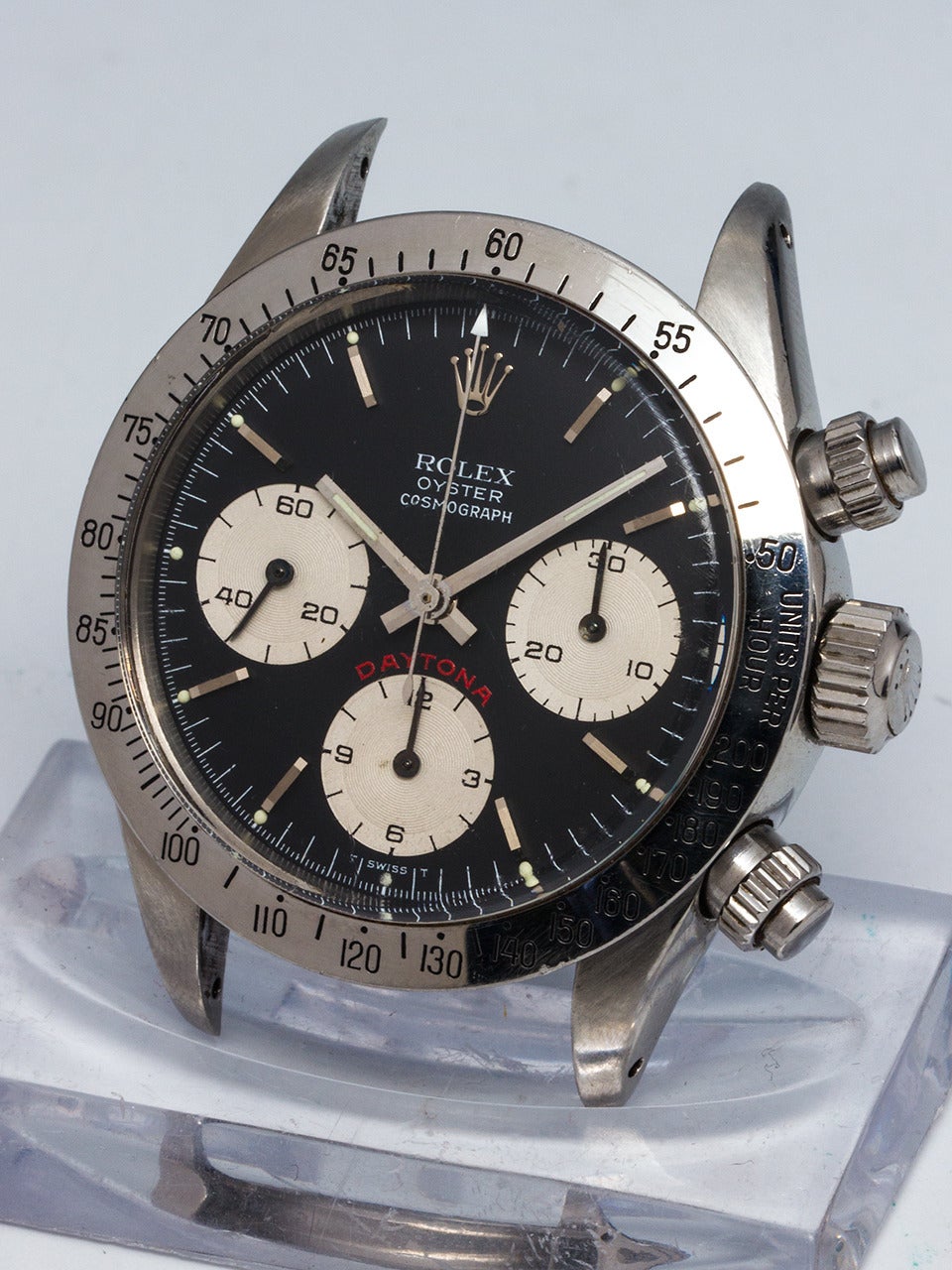 Rolex Stainless Steel Daytona Oyster Cosmograph Wristwatch Ref 6265 2