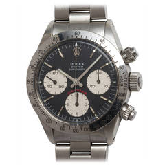 Rolex Stainless Steel Daytona Oyster Cosmograph Wristwatch Ref 6265