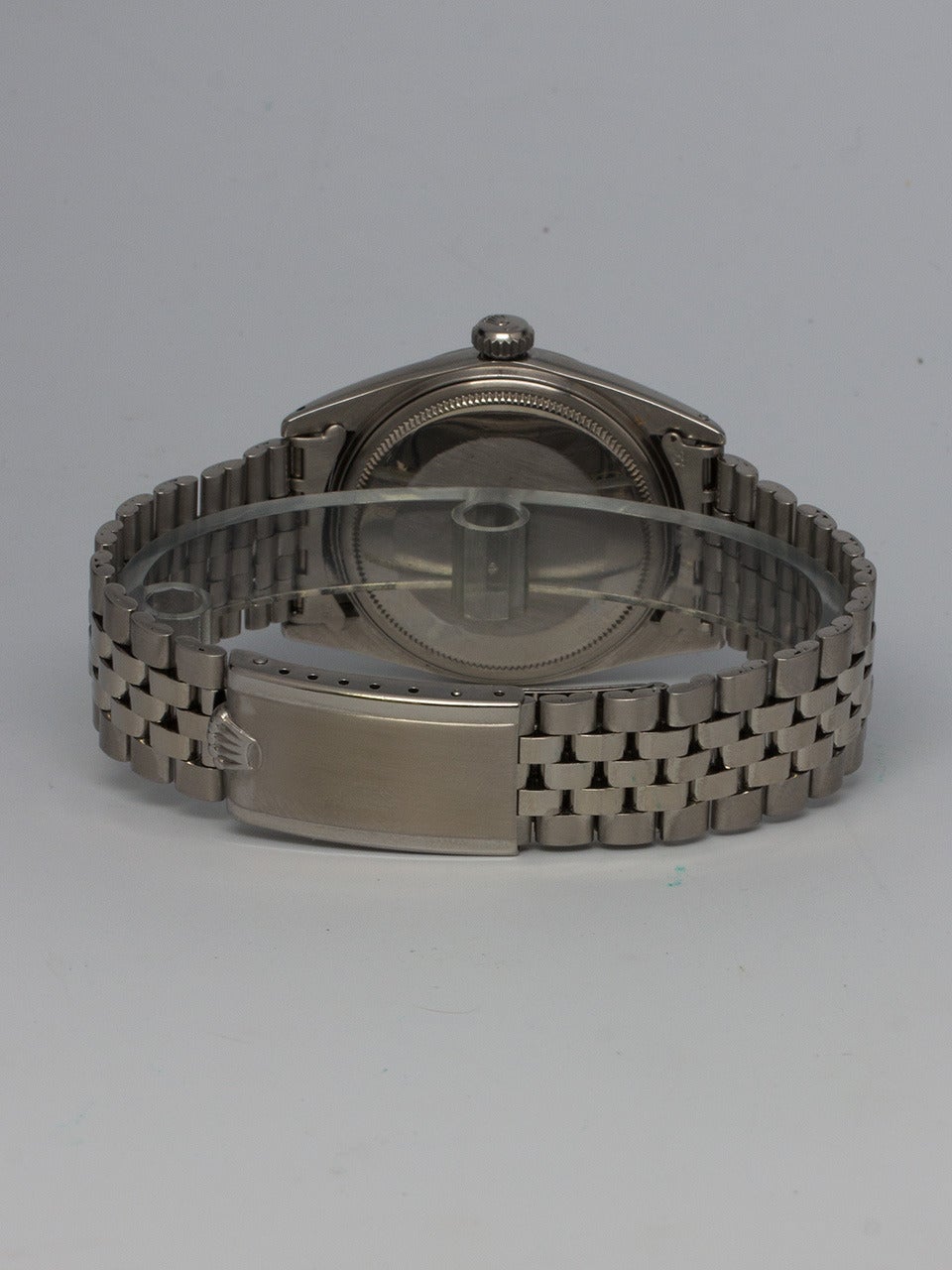 Rolex Stainless Steel Oyster Datejust Wristwatch Ref 1601 In Excellent Condition In West Hollywood, CA