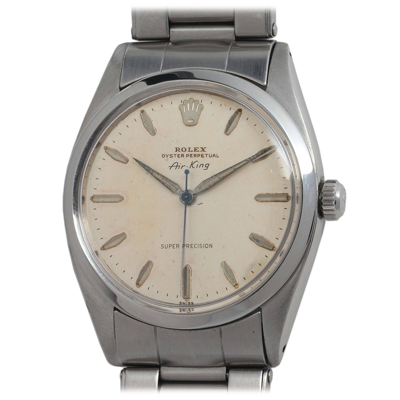 Rolex Stainless Steel Oyster Perpetual Air-King Wristwatch Ref 5504 at  1stDibs | rolex 5504 air king, rolex air king 36mm, 36mm air king