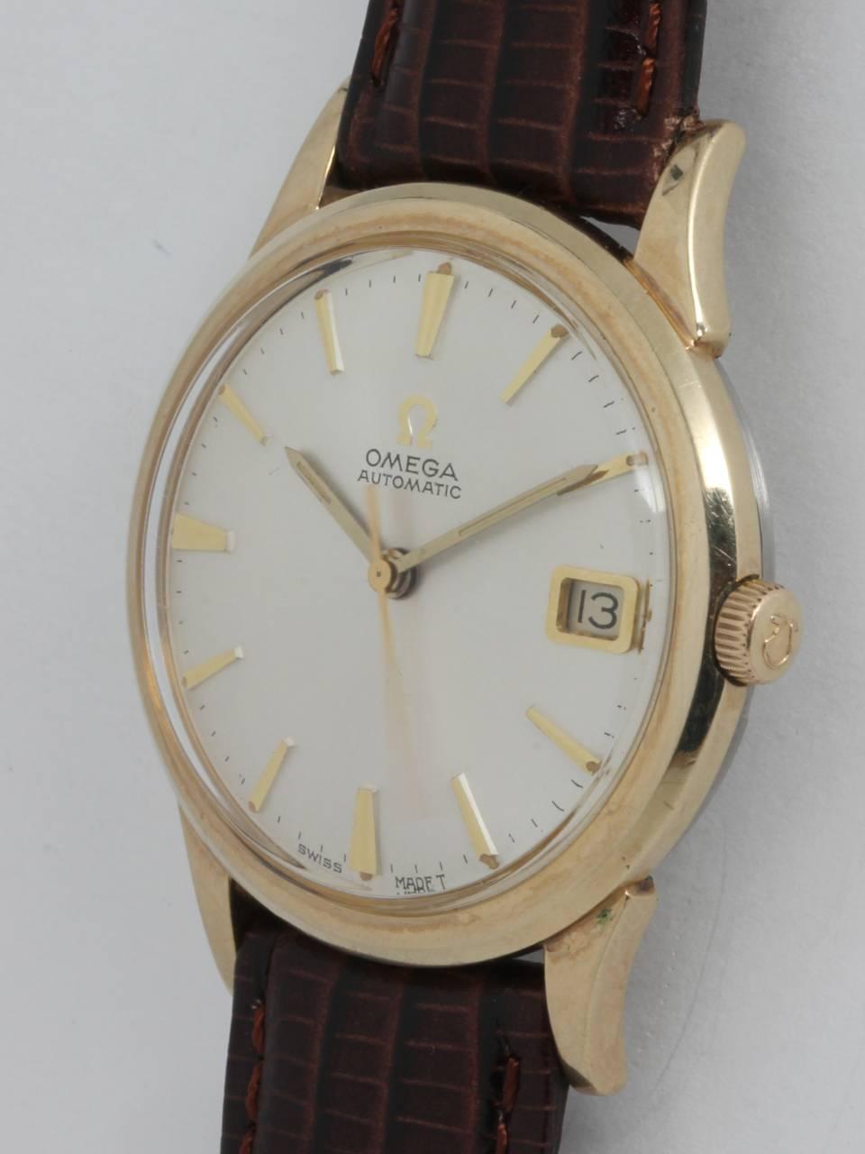 Omega Gold Filled Stainless Steel Seamaster Wristwatch In Good Condition In West Hollywood, CA
