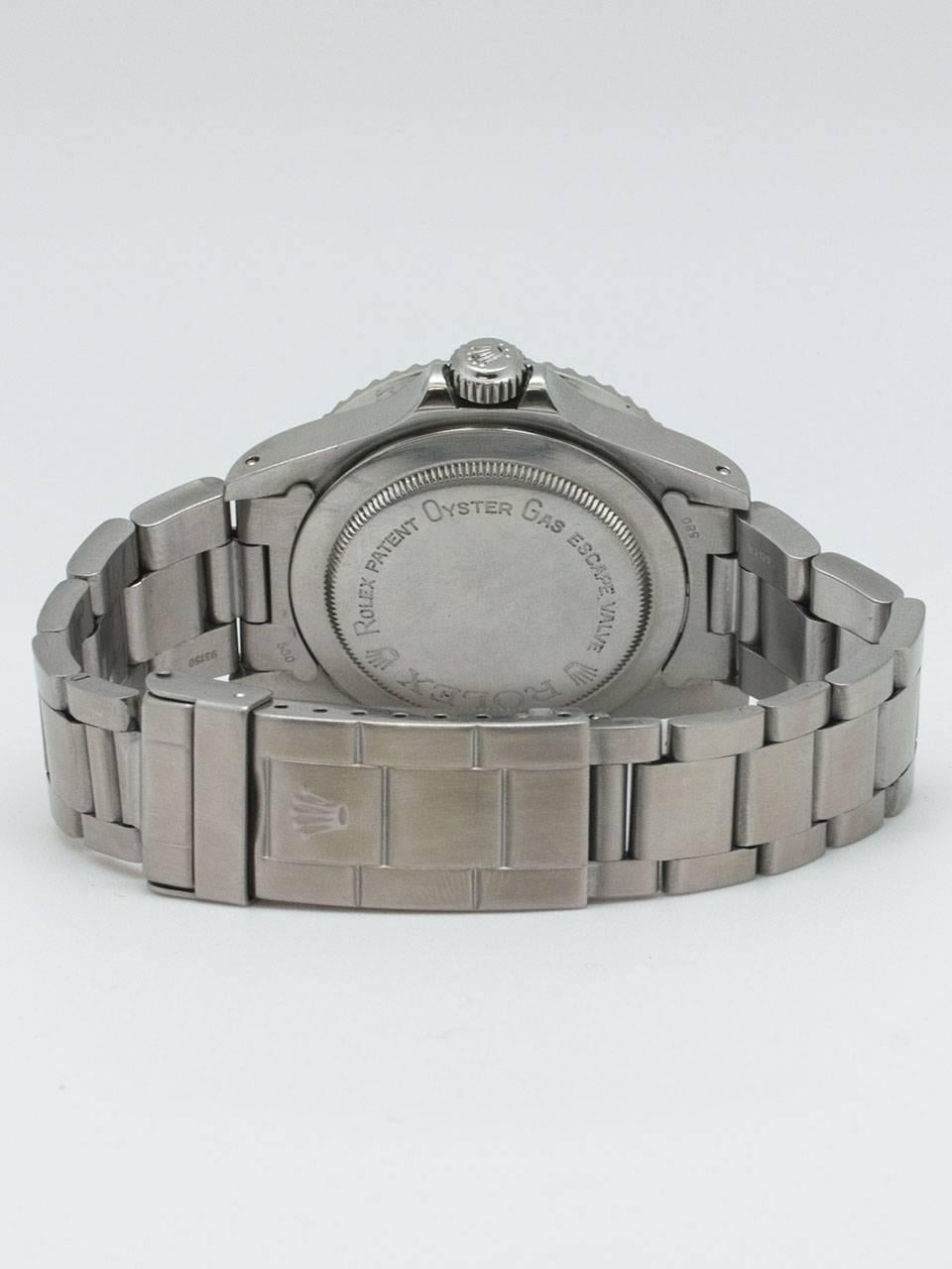 Women's or Men's Rolex Stainless Steel “Great White” Seadweller Wristwatch Ref 1665 