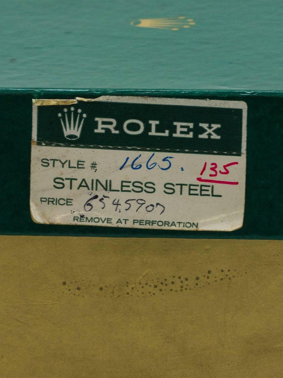 Rolex Stainless Steel “Great White” Seadweller Wristwatch Ref 1665  4