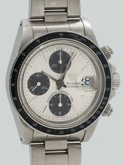 Tudor Stainless Steel Oyster Date “Big Block” Chronograph Wristwatch Ref 79160