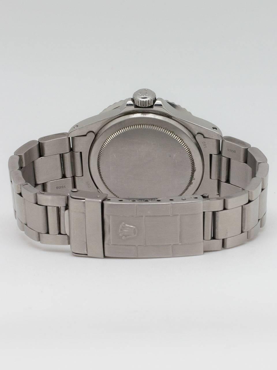 Men's Rolex Stainless Steel Submariner Wristwatch Ref 5513