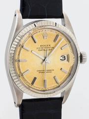 Rolex Stainless Steel Datejust Wristwatch Ref 1601 circa 1968