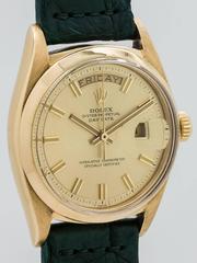 Rolex Yellow Gold Day-Date Wristwatch Ref 1803 1971