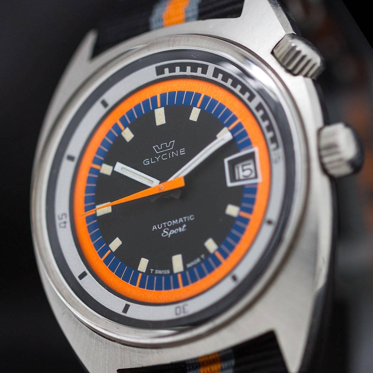 Glycine Stainless Steel Airman Sport Automatic Wristwatch  1