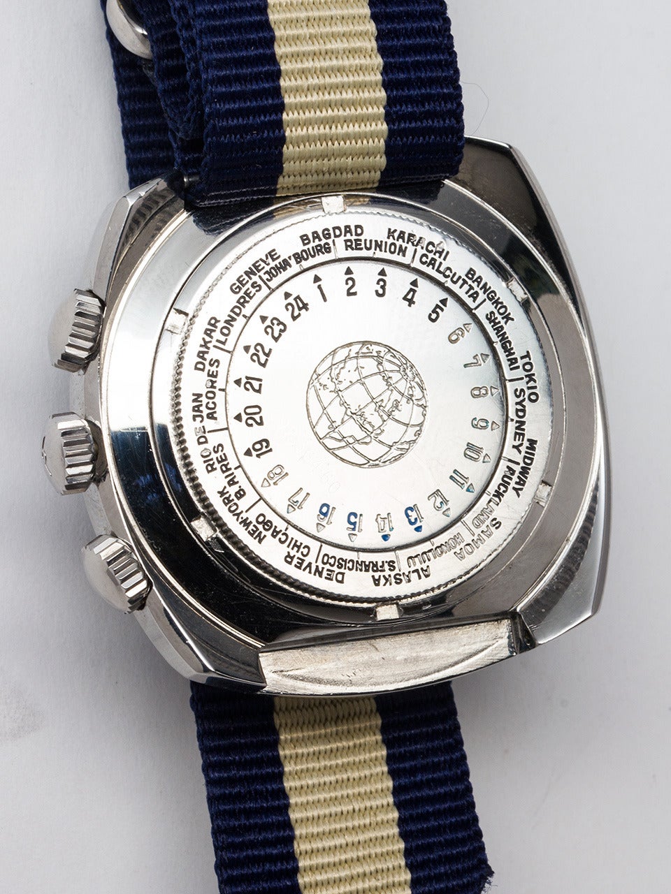 Women's or Men's Mondia Stainless Steel Swiss Memory Wristwatch