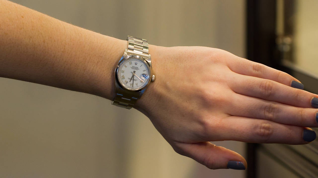 Rolex Stainless Steel Midsize Datejust Wristwatch Ref 68240 1