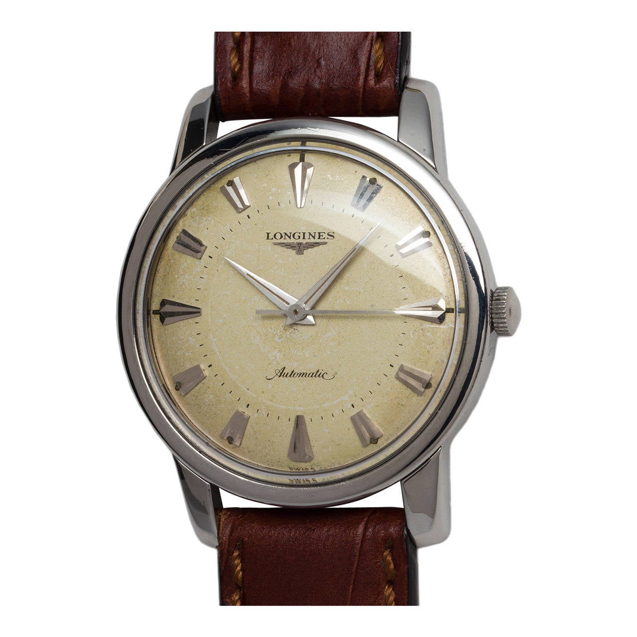 Longines Stainless Steel Automatic Wristwatch