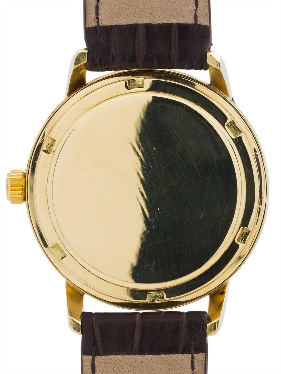 Men's Zenith Yellow Gold Chronometer Automatic Wristwatch, circa 1958