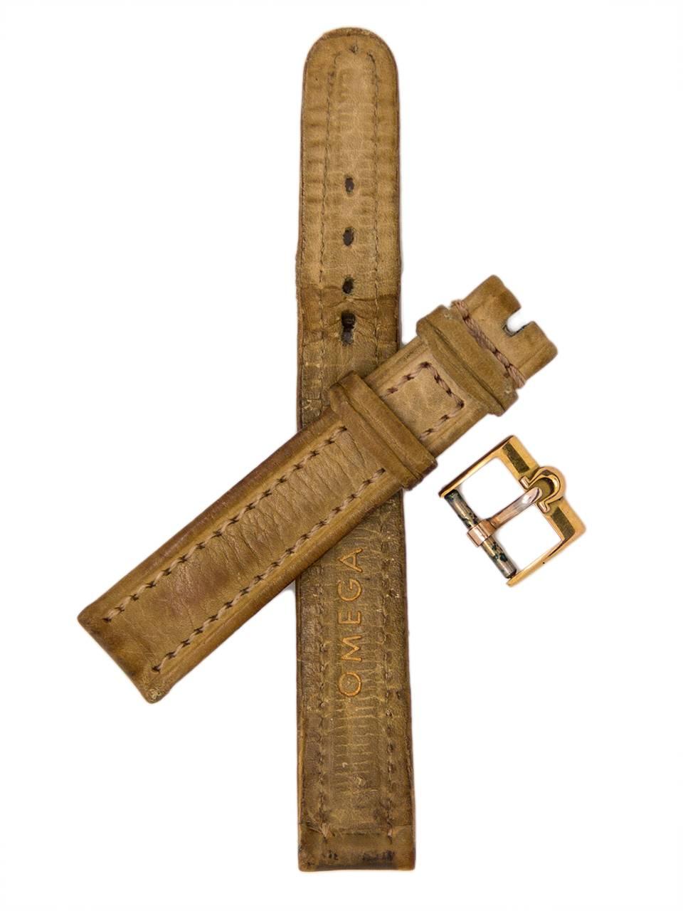 Men's Omega Rose Gold Dress Model Manual Wristwatch, circa 1956