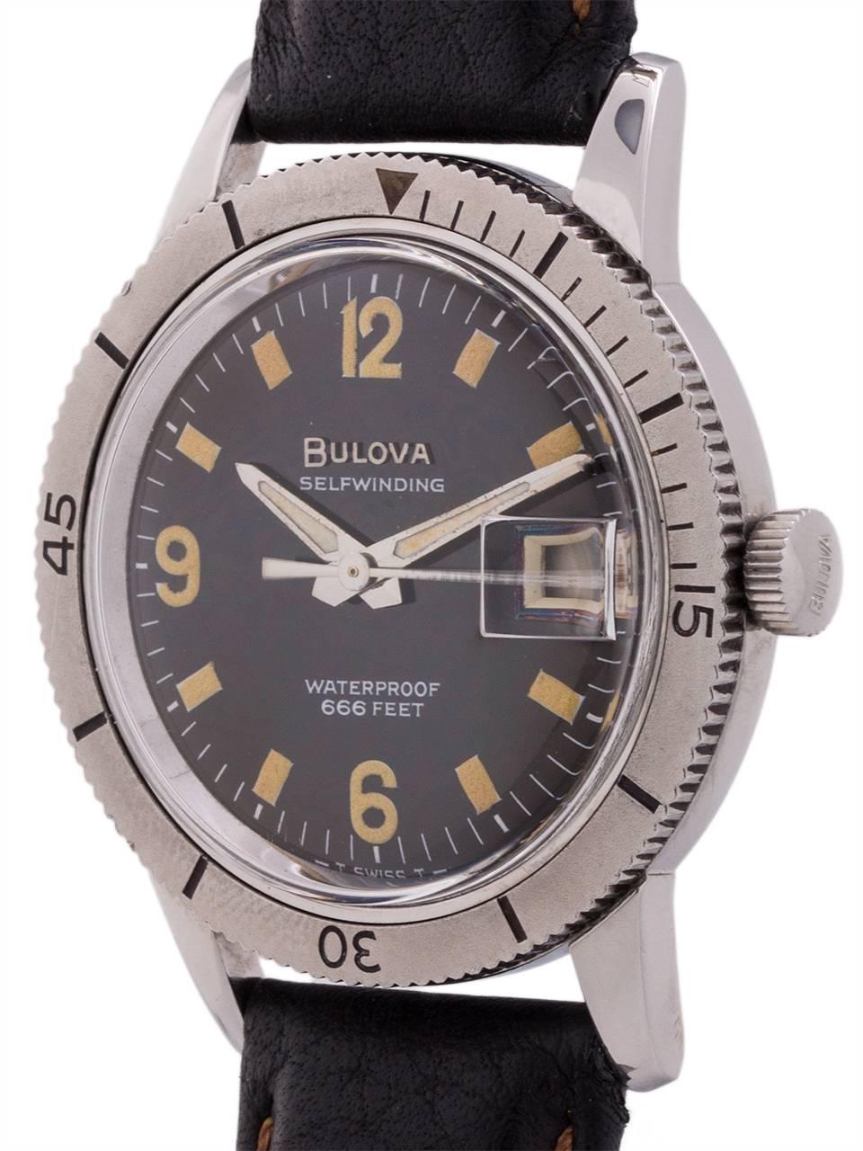 bulova 666 diver vintage