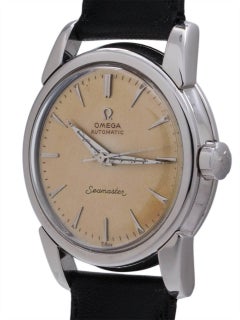 Omega Stainless Steel Seamaster Automatic Wristwatch Ref 2828-SC1, circa 1955