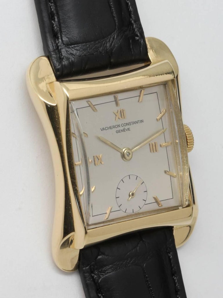 Vacheron and Constantin Yellow Gold Dress Wristwatch, circa 1950s For ...