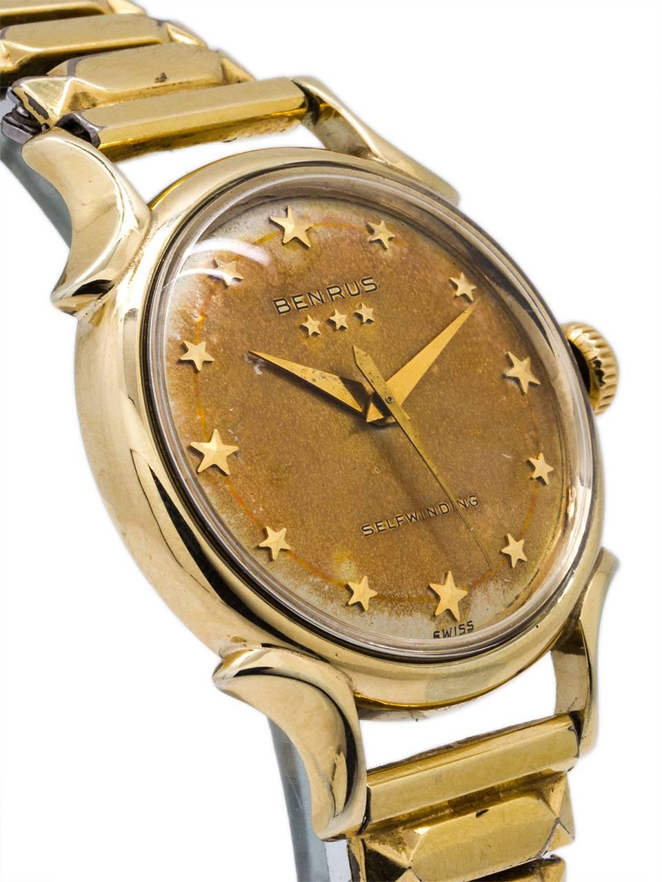 benrus gold watch