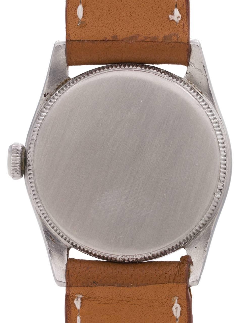 Men's Rolex Stainless Steel Oyster Speedking Original Dial manual wristwatch, c1942