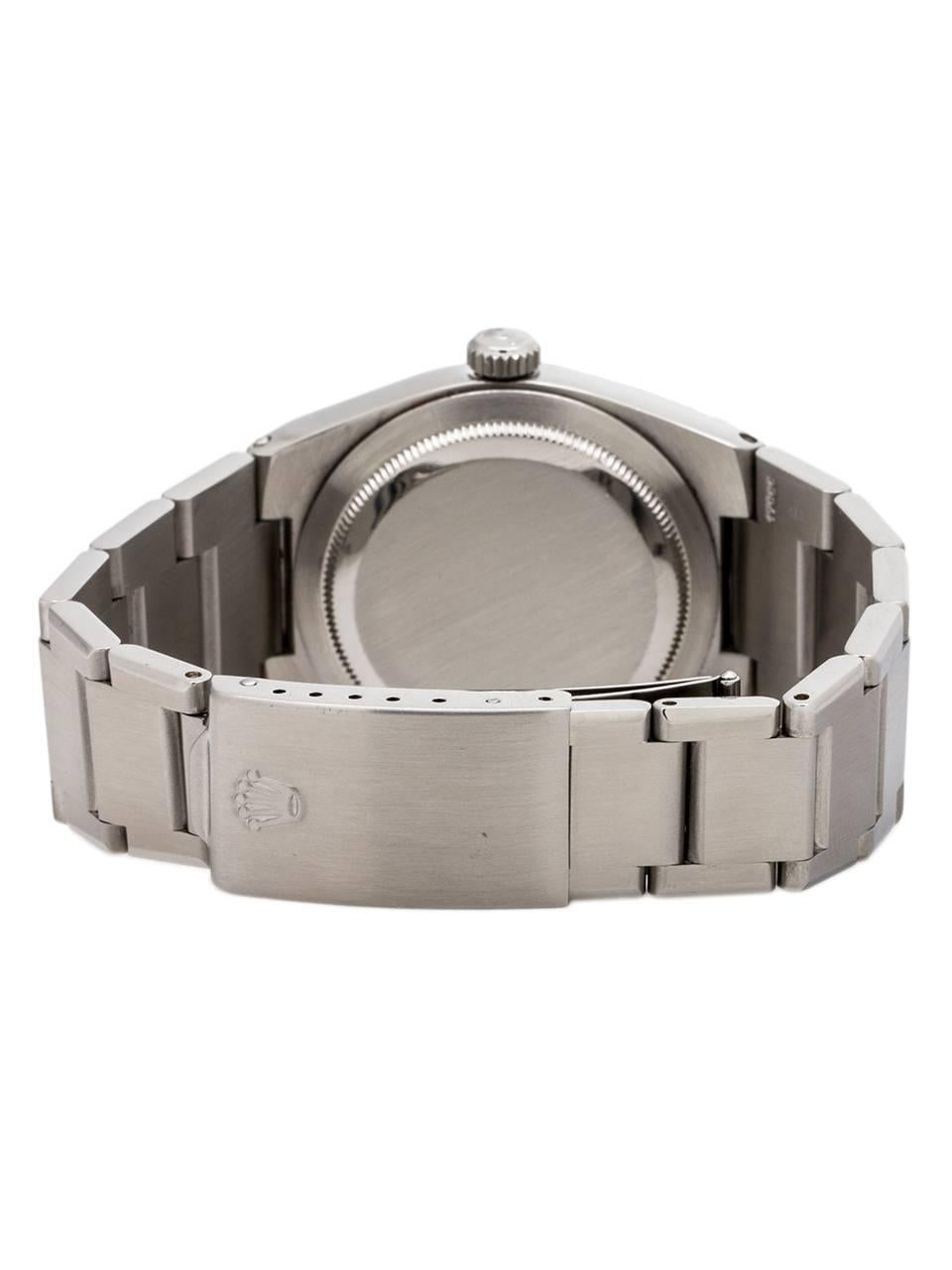 Men's Rolex Stainless Steel Datejust Oyster Quartz wristwatch Ref 17000, circa 1978