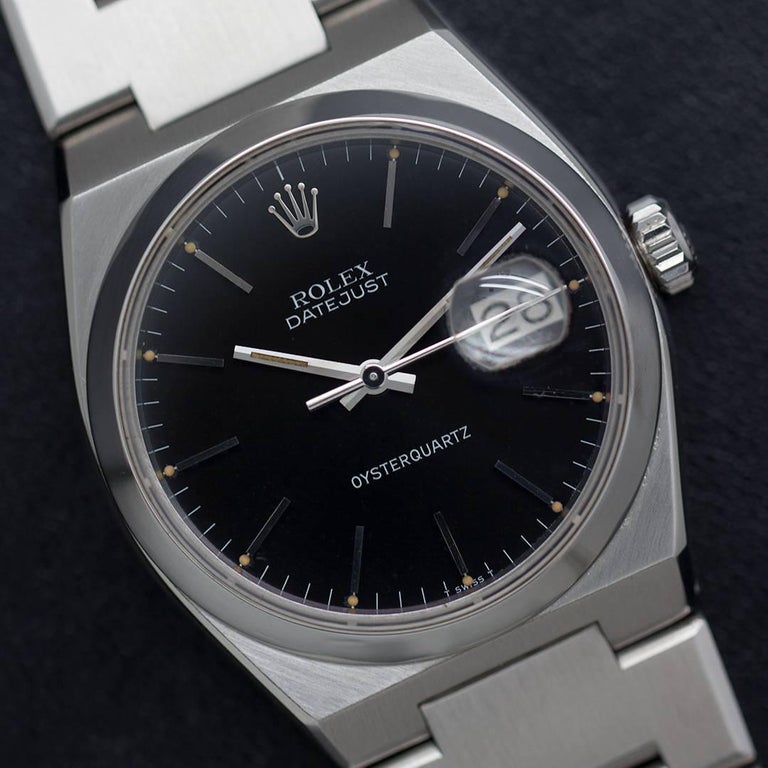Rolex Stainless Steel Datejust Oyster Quartz wristwatch Ref 17000