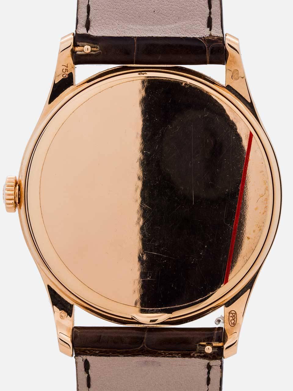 Patek Philippe Rose Gold Calatrava Manual Wristwatch Ref 5196R, circa 2000s 1