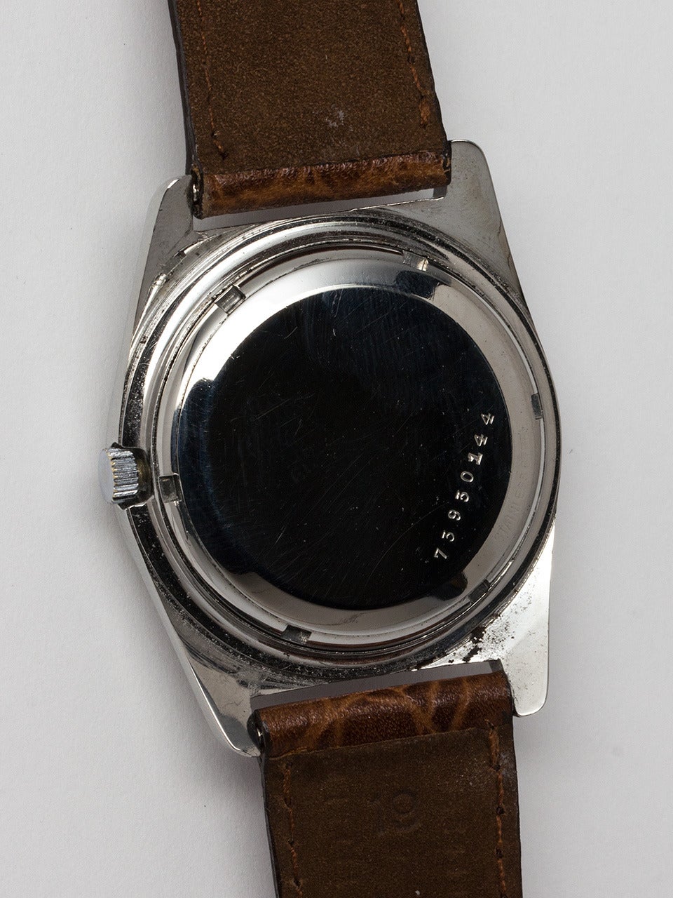 Girard Perregaux Stainless Steel Gyromatic Wristwatch In Good Condition In West Hollywood, CA