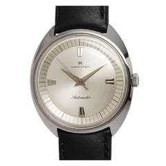 Retro Hamilton Stainless Steel Automatic Wristwatch