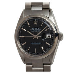 Rolex Stainless Steel Datejust Wristwatch Ref 1600