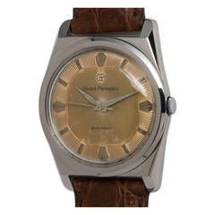 Girard Perregaux Stainless Steel Gyromatic Wristwatch