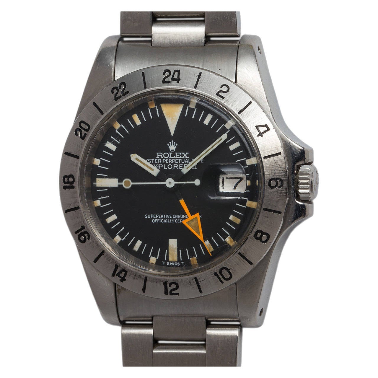 Rolex Stainless Steel Explorer II Chronometer Wristwatch Ref 1655