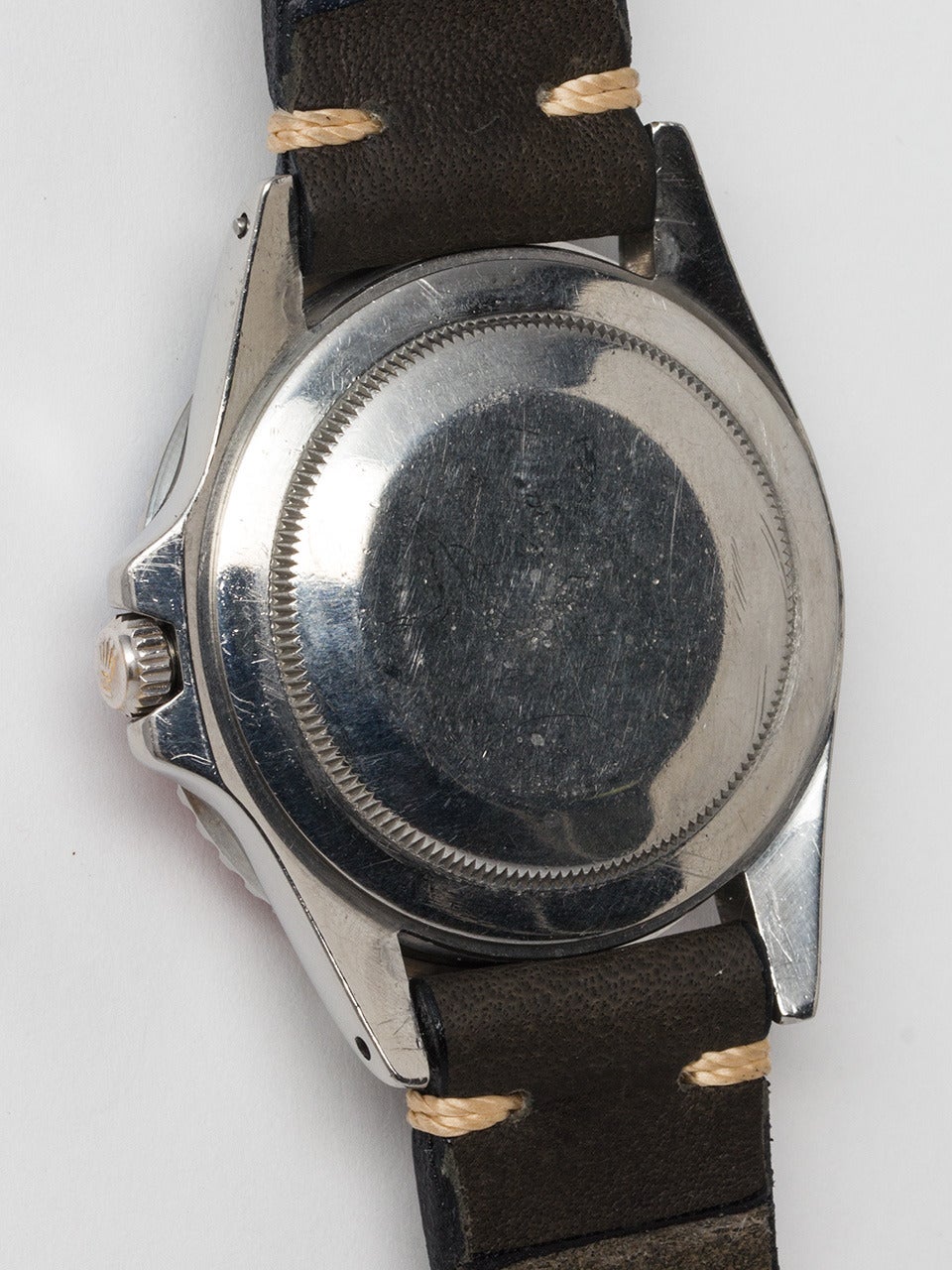 Men's Rolex Stainless Steel GMT-Master Chronometer Wristwatch Ref 16750