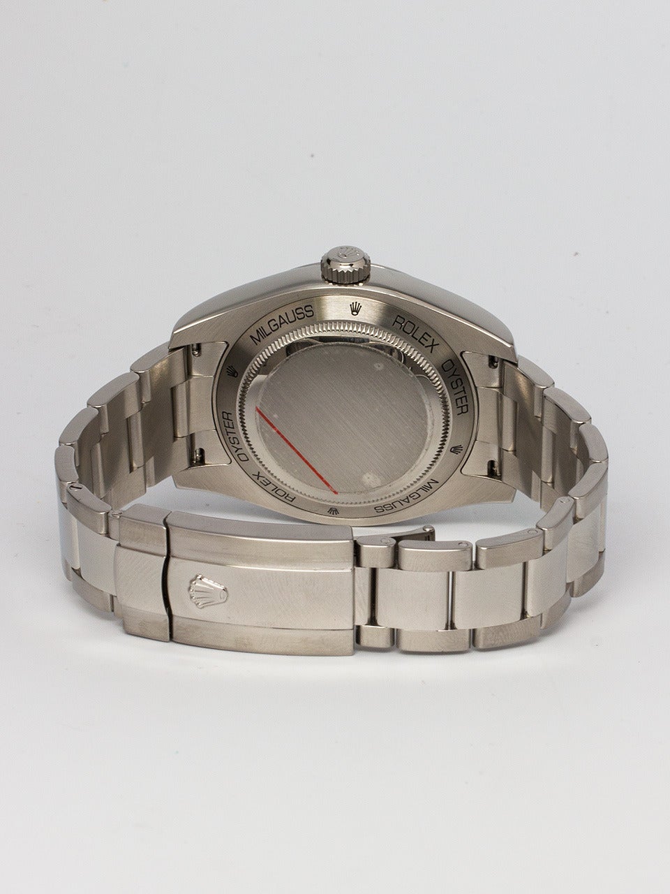 Men's Rolex Stainless Steel Milgauss Chronometer Wristwatch Ref 116400