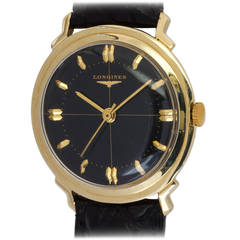 Longines Yellow Gold Automatic Dress Model Wristwatch