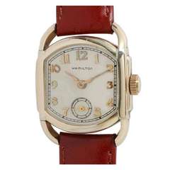 Hamilton Gold Filled Bagley Wristwatch circa 1939