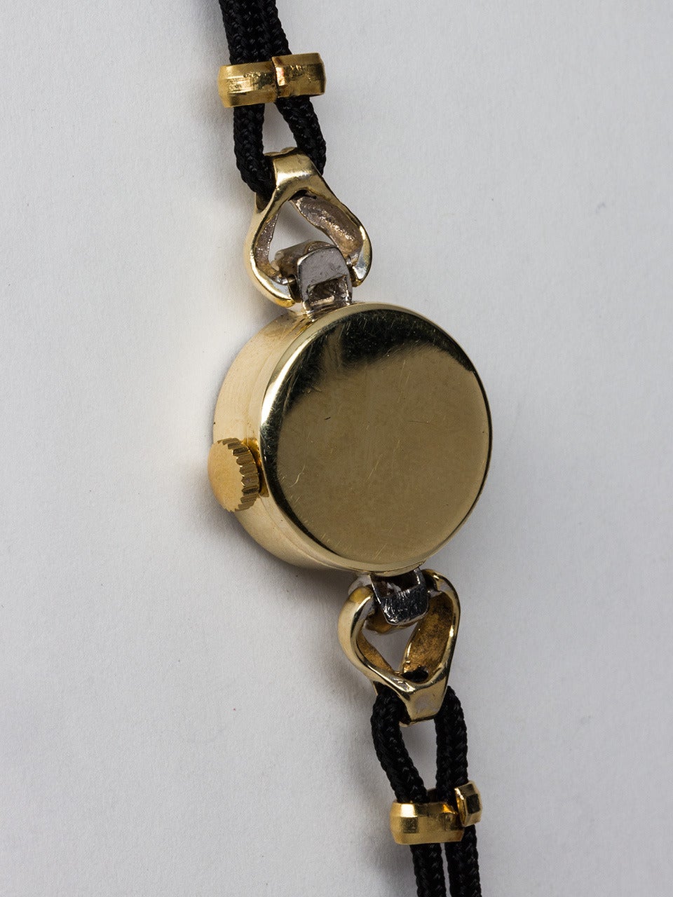 Women's Omega Lady's Lady Omega Yellow Gold Diamond Wristwatch