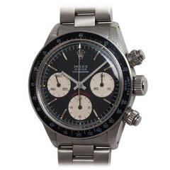 Rolex Stainless Steel Daytona Oyster Cosmograph Wristwatch Ref 6263