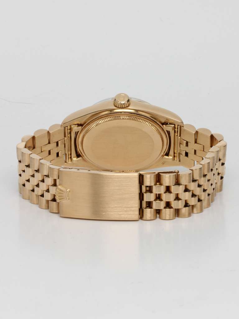 Rolex Yellow Gold Datejust Wristwatch circa 1974 1